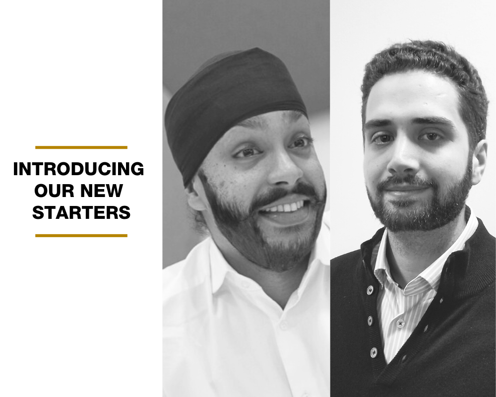 Introducing our new starters: Gurb Singh and Morgan Hay
