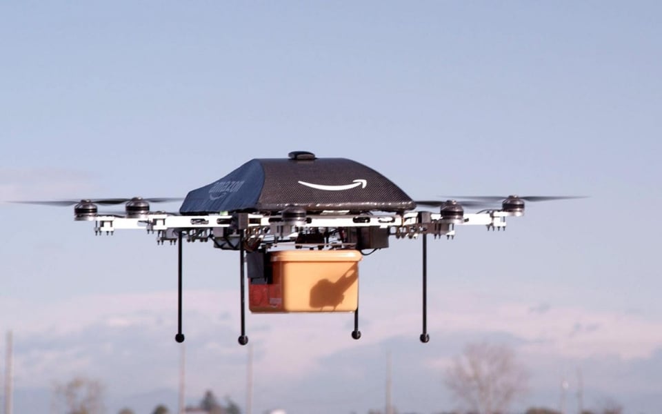 Flying warehouses filled with drones: a pie in the sky idea?