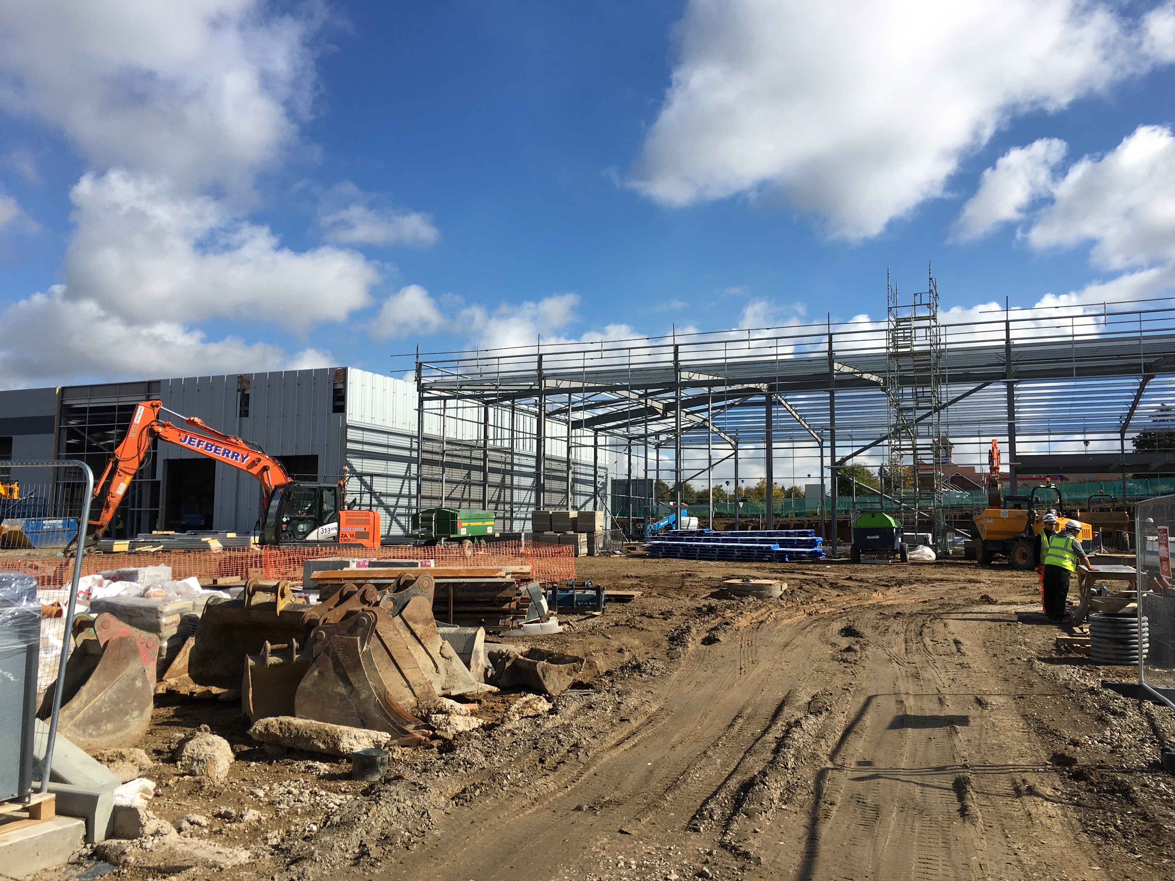 Genesis, Basildon, takes shape